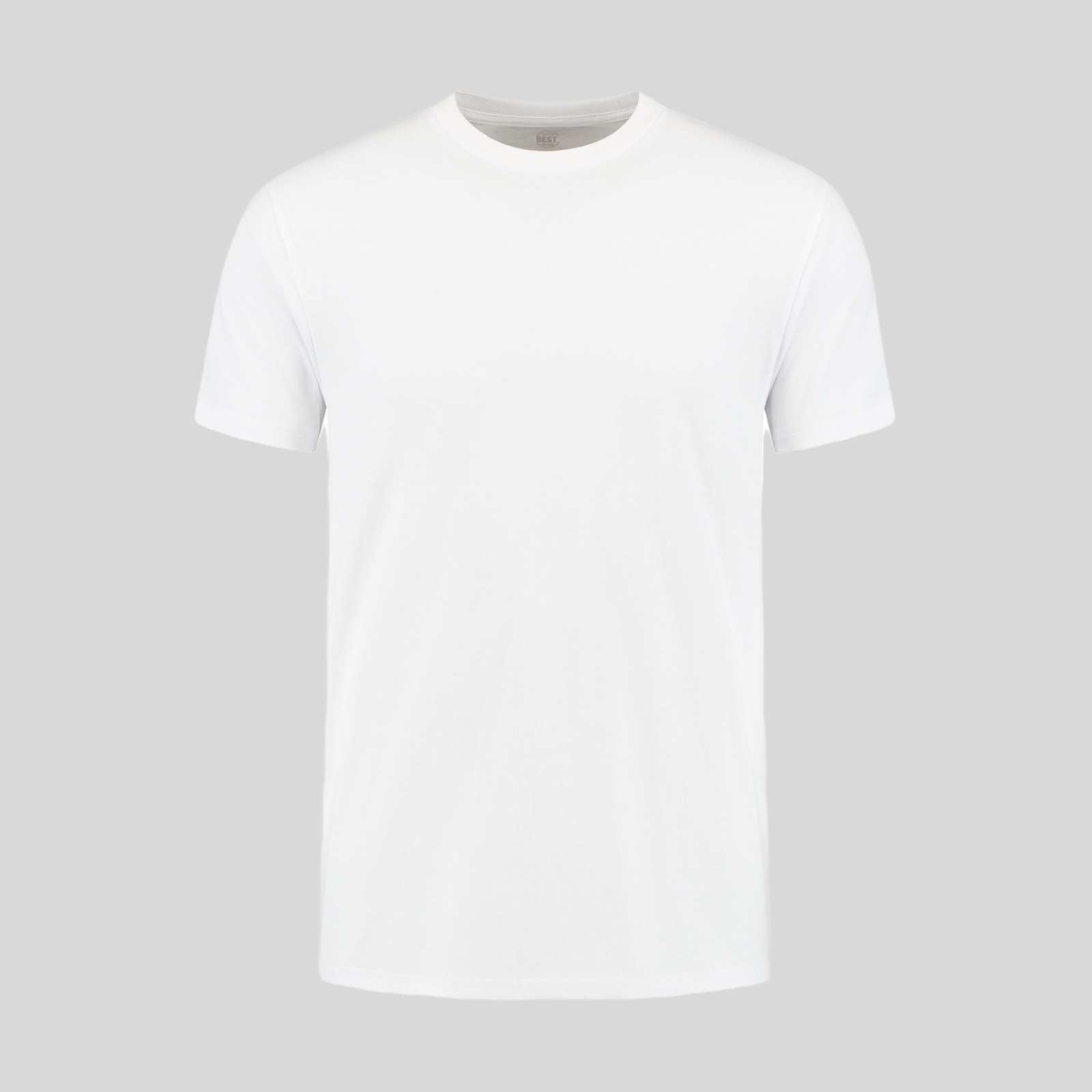 Camiseta Blanca de Cuello Redondo