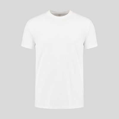Camiseta Blanca de Cuello Redondo