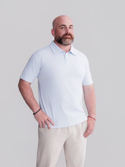 Cool Blue Polo