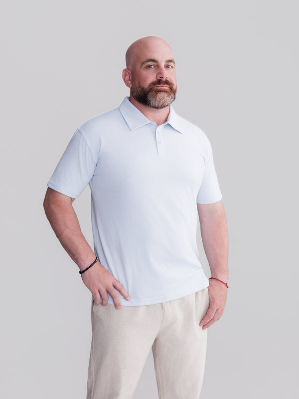 Cool Blue Polo