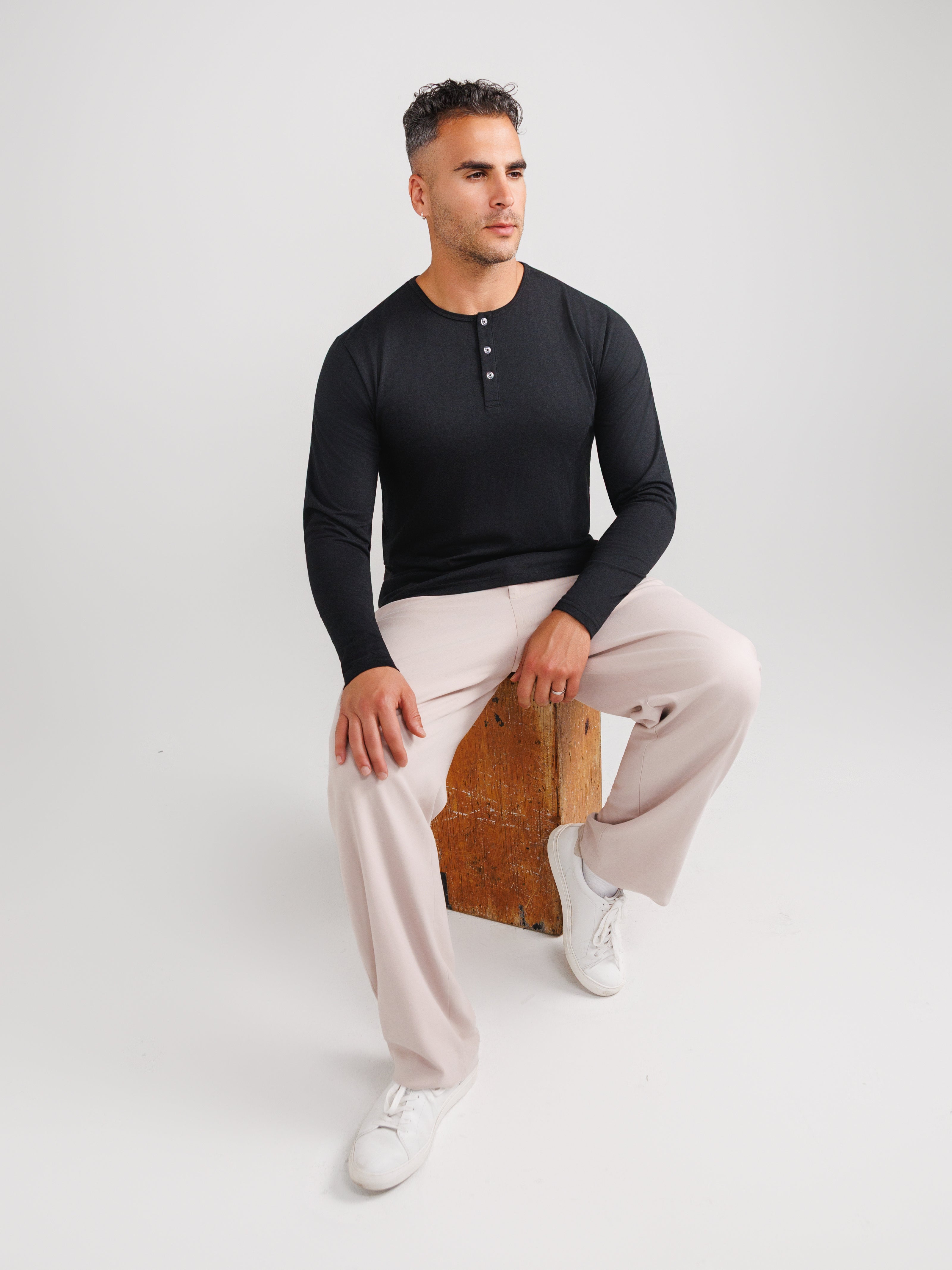 Basis Henley 3-pack