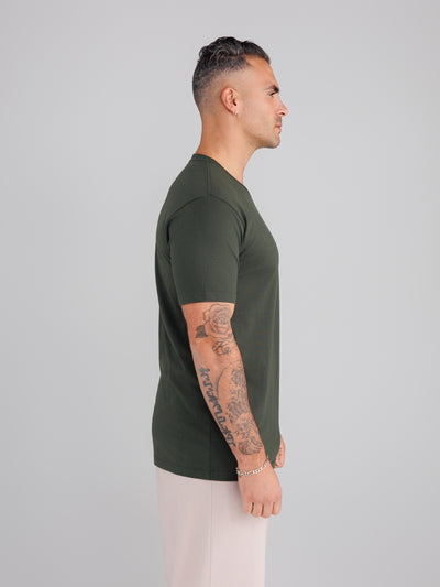 Dark Olive Crew Neck