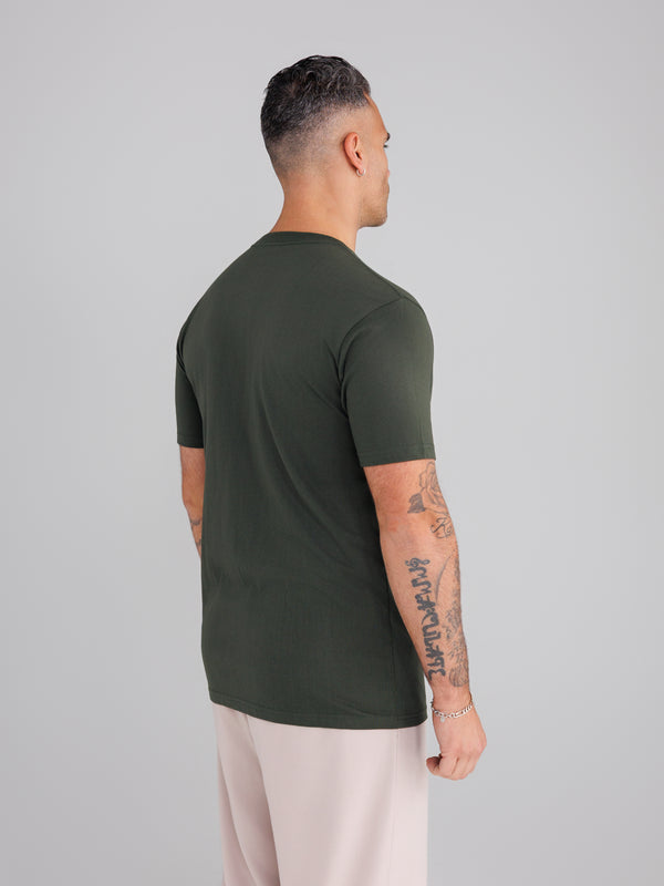 Dark Olive Crew Neck