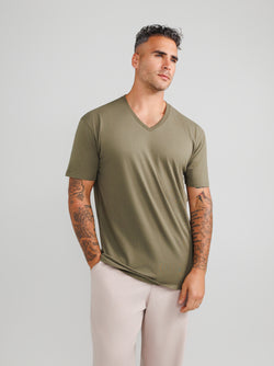 Olive V-Neck