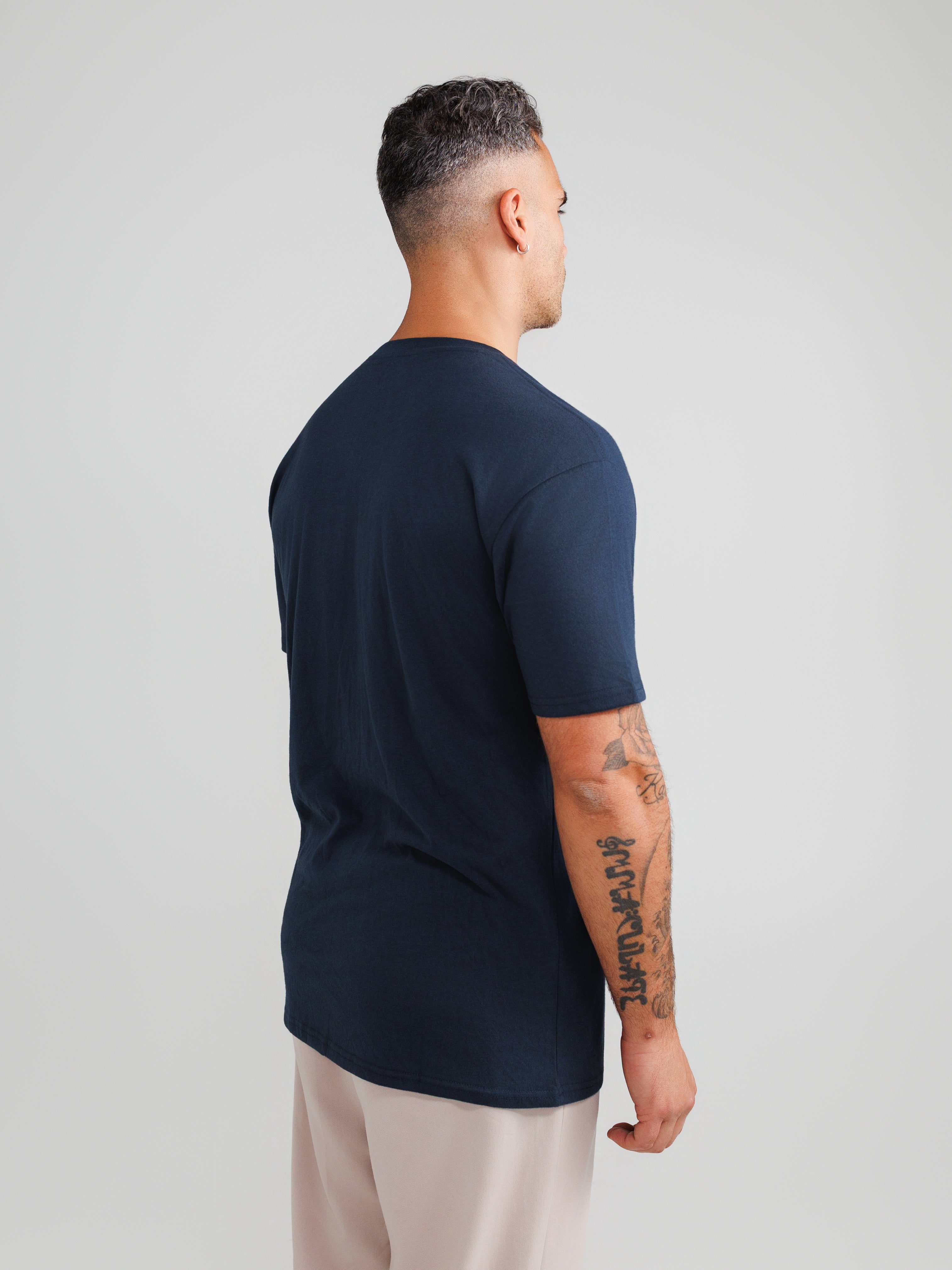 Camisetas V Azul Marino